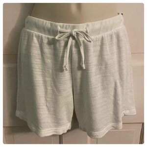 Love + Grace Fiona White Lounging Shorts